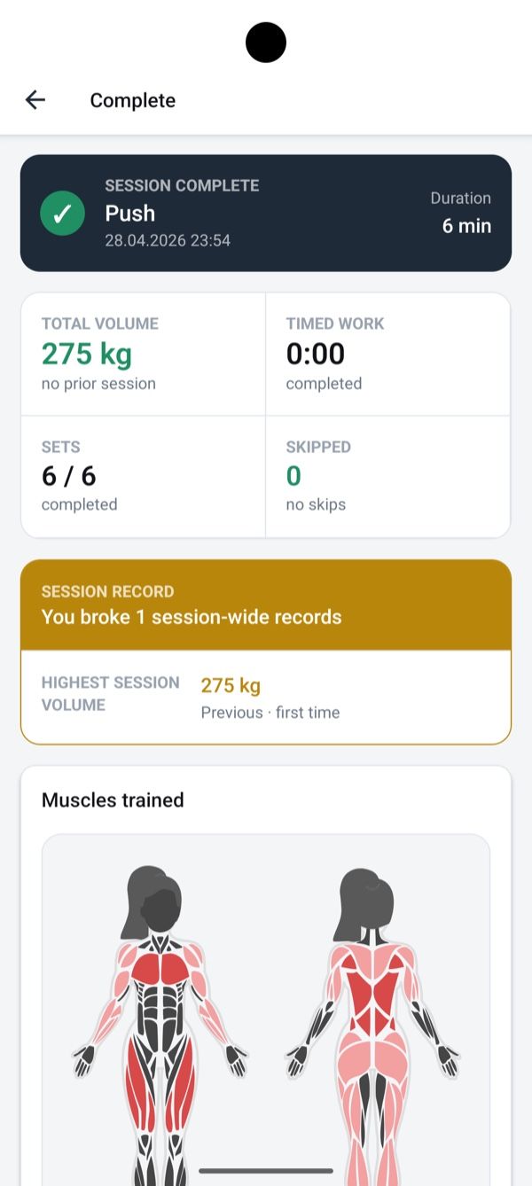 Progress & records