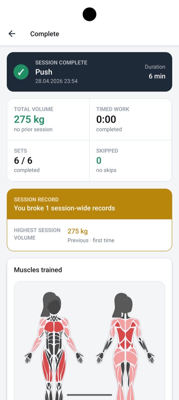Progress & records